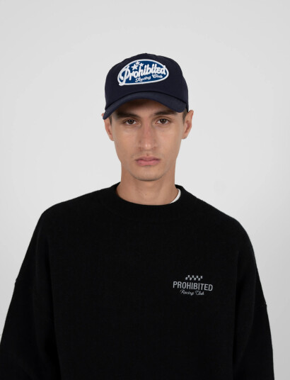 Prohibited Racing Club Cap Navy - Navy - ONE SIZE Prohibited Racing Club Cap Navy - Navy - ONE SIZE