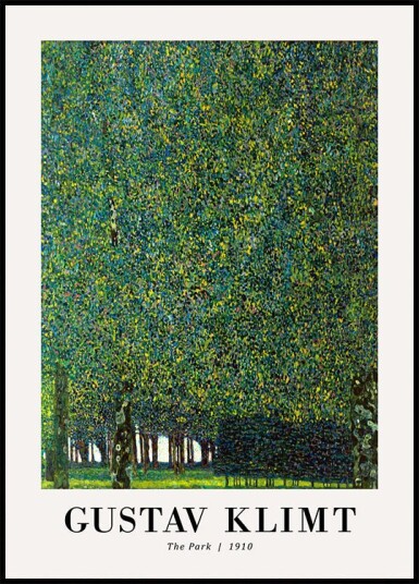 The Park Av Gustav Klimt Plakat Plakat / 30x40cm