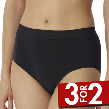 Schiesser Truser Retro Slip Svart polyamid XX-Large Dame