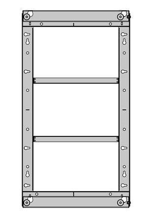 Multibrackets M Pro Series enclosure for digital signage LCD panel black