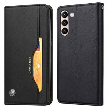Card Set Series Samsung Galaxy S21 FE 5G Lommebok-deksel Svart