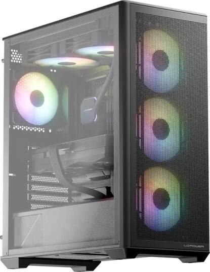 LC-Power 811B Midi Tower ATX Meshwork XL Dark