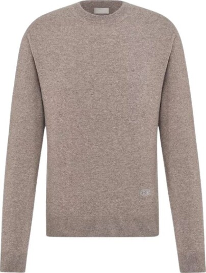 Dior Herre Strikkevarer Brun M,