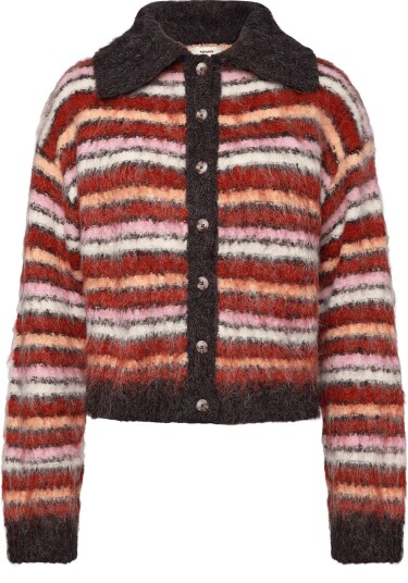 Topshop Tstine Ls Cardigan Knt Red L Topshop Tstine Ls Cardigan Knt Red L