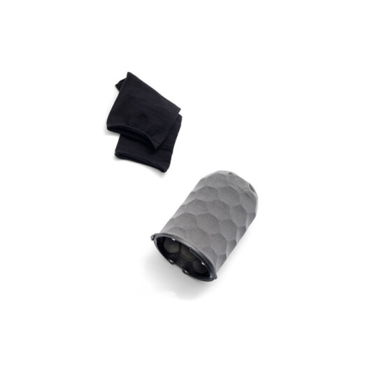 Rycote Nano Shield Single Tube Section Størrelse C med både grå og sorte strømper Rycote Nano Shield Single Tube Section Størrelse C med både grå og sorte strømper