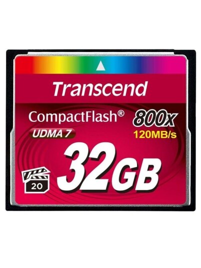 Transcend Compact Flash 800x - 32GB Transcend Compact Flash 800x - 32GB