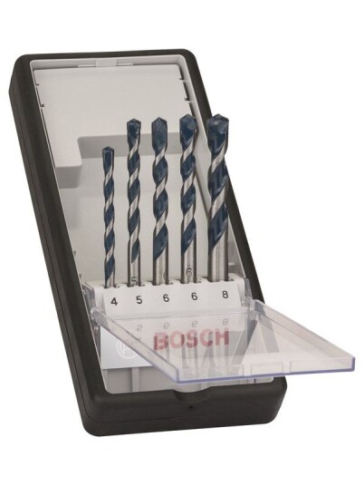 Bosch Cyl-5 Diamantborsett for Betong - 5 Deler 4-8 mm