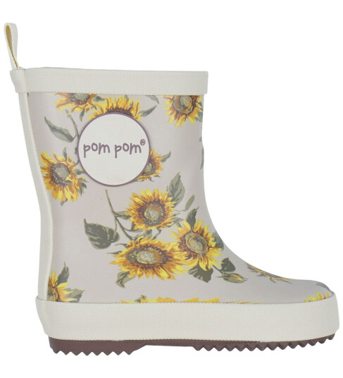 Pom Pom Gummistøvler Solsikke Pom Pom 28 Gummistøvler Beige Gul Pom Pom Gummistøvler Solsikke Pom Pom 28 Gummistøvler Beige Gul