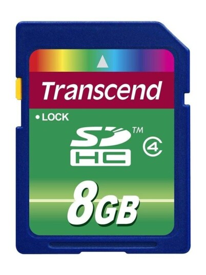 Transcend SDHC Memory Card - 8 GB