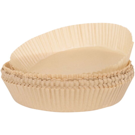 Papirforme Til Airfryer | Runde | 100 Stk. Papirforme Til Airfryer | Runde | 100 Stk.