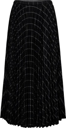 Copenhagen Muse Cmaurora Skirt GRAY PINSTRIPE W. BLACK XS
