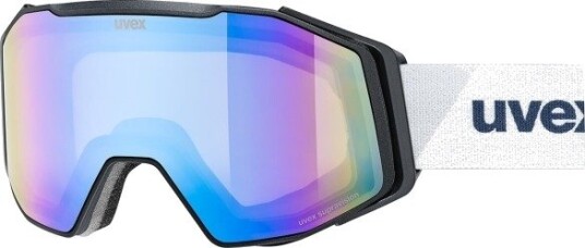 Uvex skibriller Gravity Fm svart matt Dl/blå On grønn-klar S2 S5505412350 - én størrelse