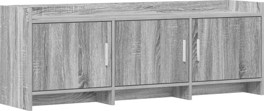 TV skap 130 x 33 x 47 cm Grå Sonoma Konstruert tre TV skap 130 x 33 x 47 cm Grå Sonoma Konstruert tre