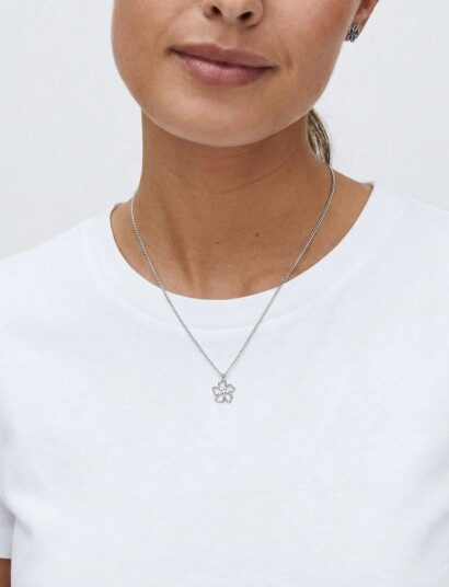 Edblad Alba Necklace S Silver Silver ONE SIZE 42 45 cm