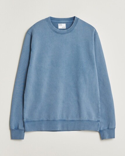 Colorful Standard Classic Organic Crew Neck Sweat Faded Indigo