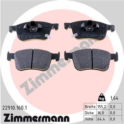 Bremseklosser ZIMMERMANN 22910.160.1