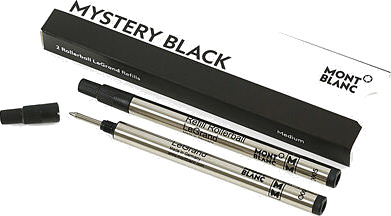 Montblanc 2 Rollerball LeGrand Pen Refills Mystery Svart