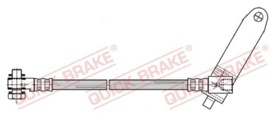 Bremseslange QUICK BRAKE 59.979X Bremseslange QUICK BRAKE 59.979X