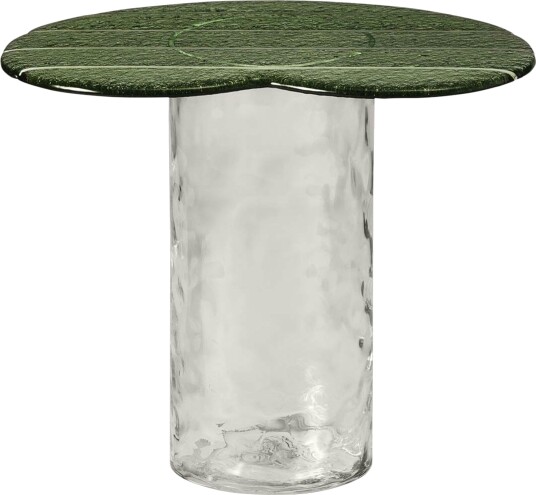 Striche Side Table Mint Green / Transparent Striche Side Table Mint Green / Transparent