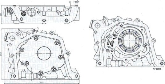 Oljepumpe MAGNETI MARELLI 351516000126