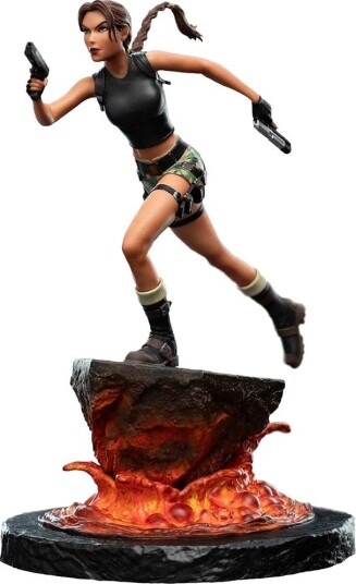 Polystone Tomb Raider Lara Croft: The Sanctuary of Flame Miniature Statue