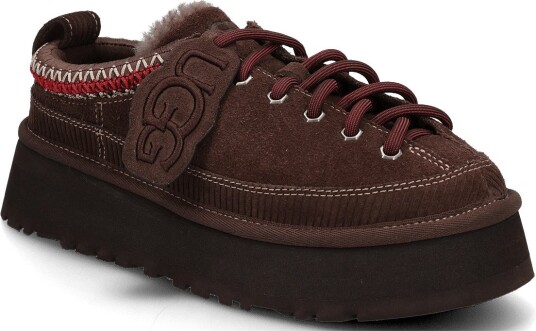 UGG W Heritage Lace Up Slipper   BURNT CEDAR   41