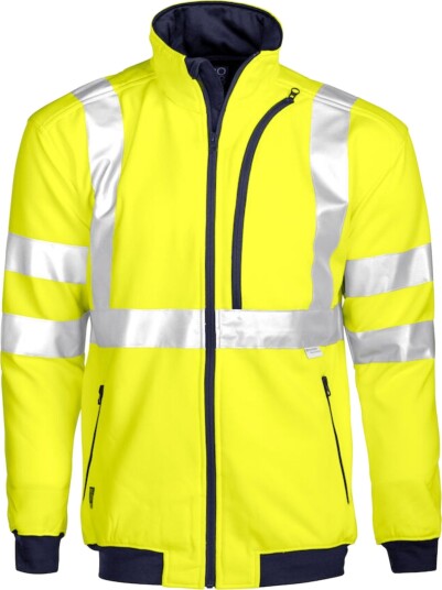 Sweatjakke ProJob kl. 3 646103 3XL / Gul