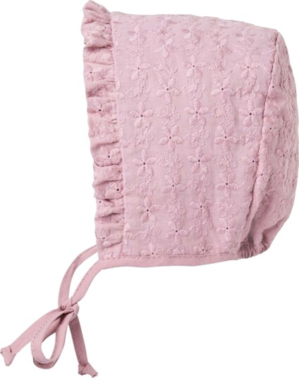 MP Flora Baby Bonnet 870 Rose Grey 43 MP Flora Baby Bonnet 870 Rose Grey 43