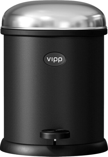 Vipp 12 Pedalbøtte Sort 3 L Vipp 12 Pedalbøtte Sort 3 L