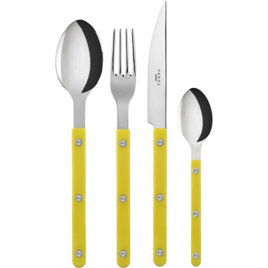 Sabre Sabre Bistrot Bestikksett 4 Deler Gul Sabre Sabre Bistrot Bestikksett 4 Deler Gul
