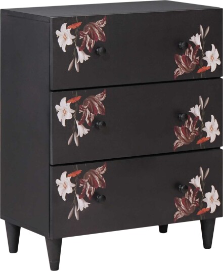vidaXL Oppbevaringsskap Flerfarget 60 x 33,5 x 75 cm Massiv mango tre