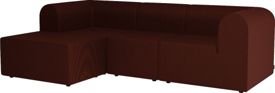 Montana Paradigm 3 seters Sofa med Puff Venstre N61300 Nobel61300
