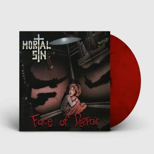 Mortal Sin Face Of Despair LP/Vinyl Mortal Sin Face Of Despair LP/Vinyl