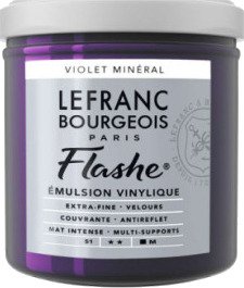 LB Fine Arts Flashe Acrylic 125 ml Mineral Violet 826