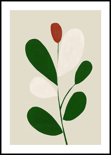 Minimal Bloom Plakat Plakat / 40x50cm