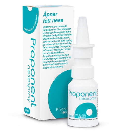 Proponent Nesespray 20 ml Proponent Nesespray 20 ml