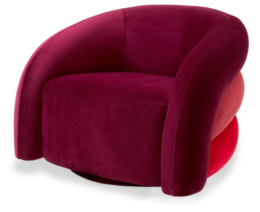 Novelle lenestol savona bordeaux velvet
