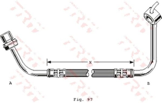Bremseslange TRW PHD253