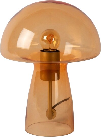 Fungo Bordlampe  Høyde 28 Cm  Klar Oransje