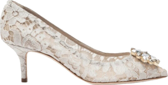 Dolce & Gabbana Dame Sko Beige 40 EU,