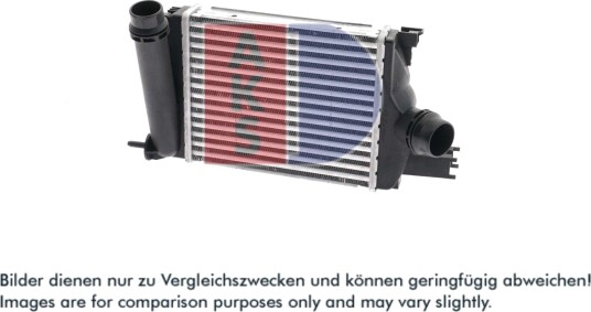 Intercooler AKS DASIS 187046N Intercooler AKS DASIS 187046N