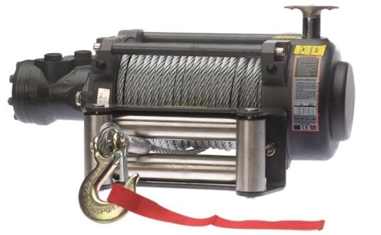 Warrior Winches 15NHSHY NH Hydraulisk Vinsj 15000lb Stålvaier