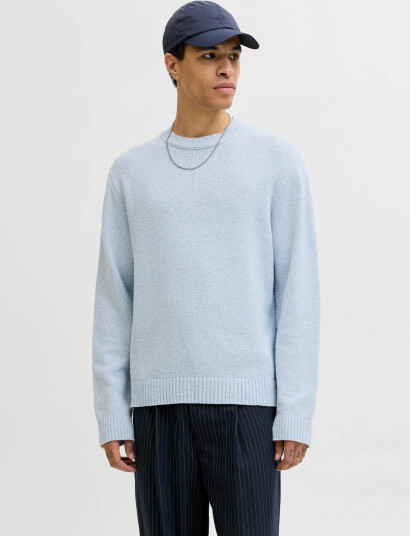 Jack & Jones Jornorrebro Catskills Knit Crew Neck Sn Blue XL Jack & Jones Jornorrebro Catskills Knit Crew Neck Sn Blue XL