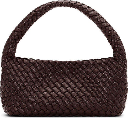 SUI AVA Woven Mini Bag + Pouch   Brown   ONE SIZE