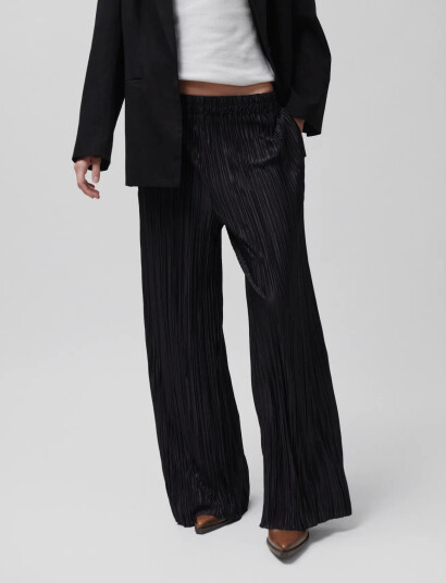 2NDDAY 2Nd Minka Stretch Plisse Black M