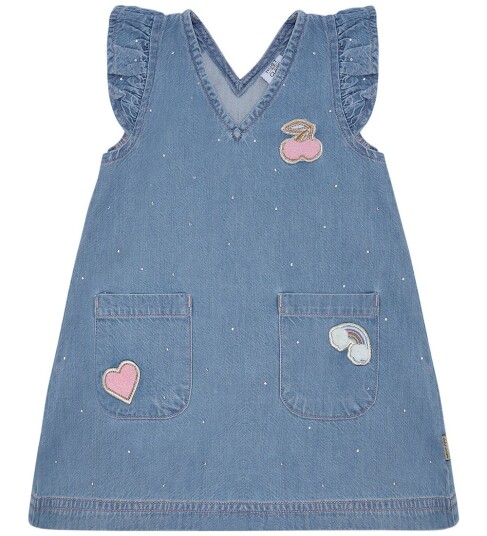 Hust and Claire Kjole Karoline Blue Denim Hust and Claire 4 år 104 Kjole Blå Hust and Claire Kjole Karoline Blue Denim Hust and Claire 4 år 104 Kjole Blå