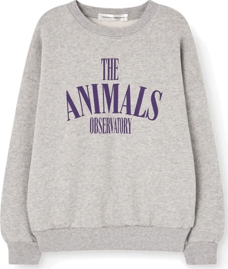THE ANIMALS OBSERVATORY Killifish Warm Kid Sweatshirt Medium Grey Heather Grey 12 Y THE ANIMALS OBSERVATORY Killifish Warm Kid Sweatshirt Medium Grey Heather Grey 12 Y