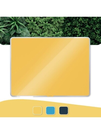 Leitz Cosy magnetiske glasstavle 600x400 mm, varm gul Leitz Cosy magnetiske glasstavle 600x400 mm, varm gul