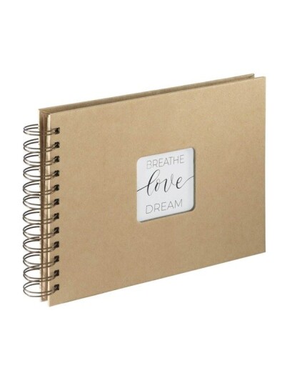 Hama "Craft" Spiral Album 24 x 17 cm 40 Kraft Paper Pages