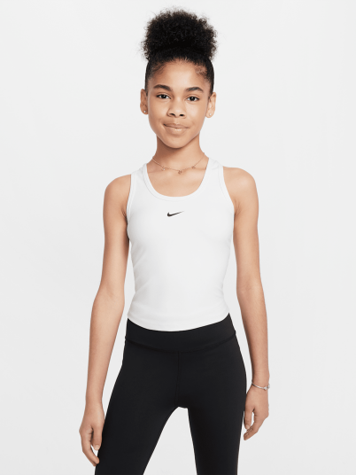 Nike One Fitted Dri FIT Tank Top Hvit XL Nike One Fitted Dri FIT Tank Top Hvit XL